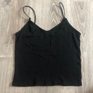 Black tank top